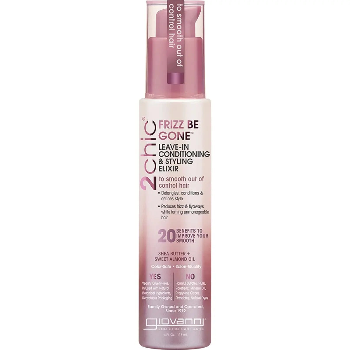 GIOVANNI Leave-in Conditioner - 2chic Frizz Be Gone (Frizzy Hair) 118ml GIOVANNI