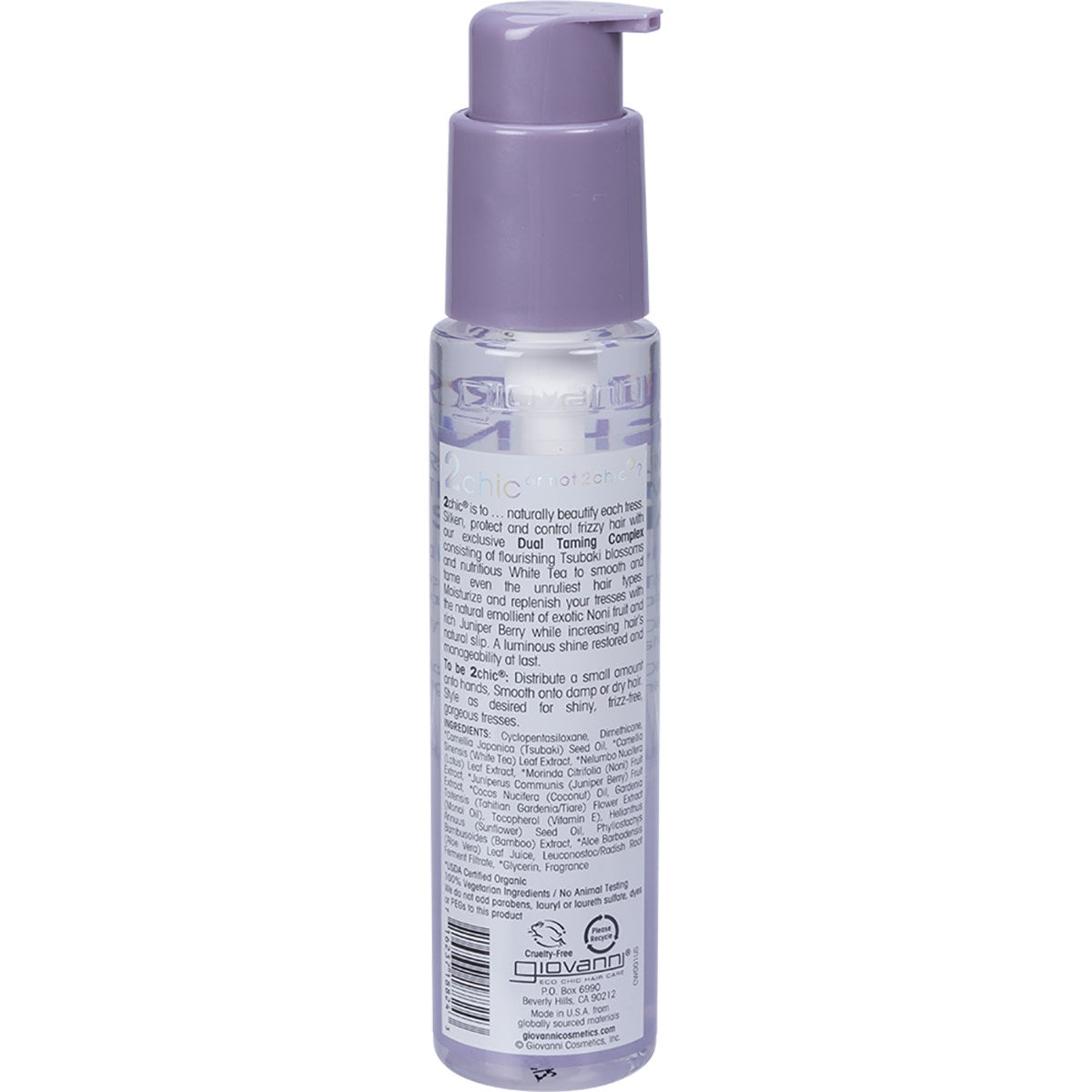 Giovanni Anti-Frizz Smoothing Hair Serum Ultra Shine All Hair 81ml GIOVANNI