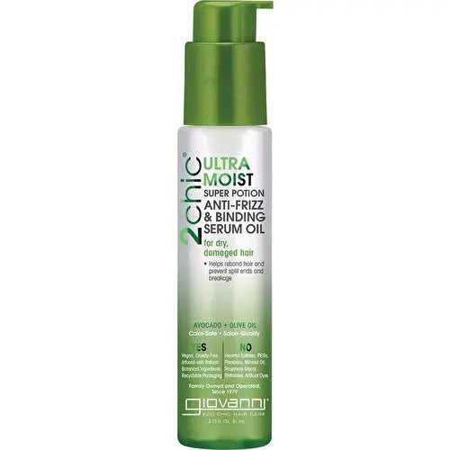 GIOVANNI Anti-Frizz Serum - 2chic Ultra-Moist (Dry, Damaged Hair) 81ml GIOVANNI