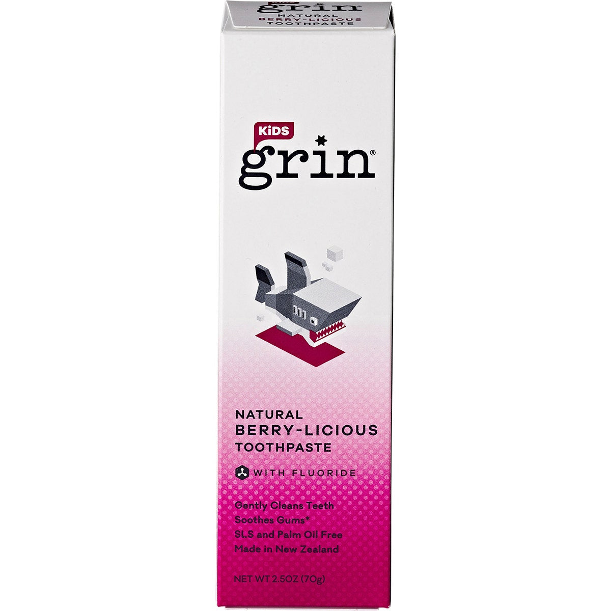 GRIN Toothpaste Kids Berry-Licious with Fluoride 70g - Cutprice Online