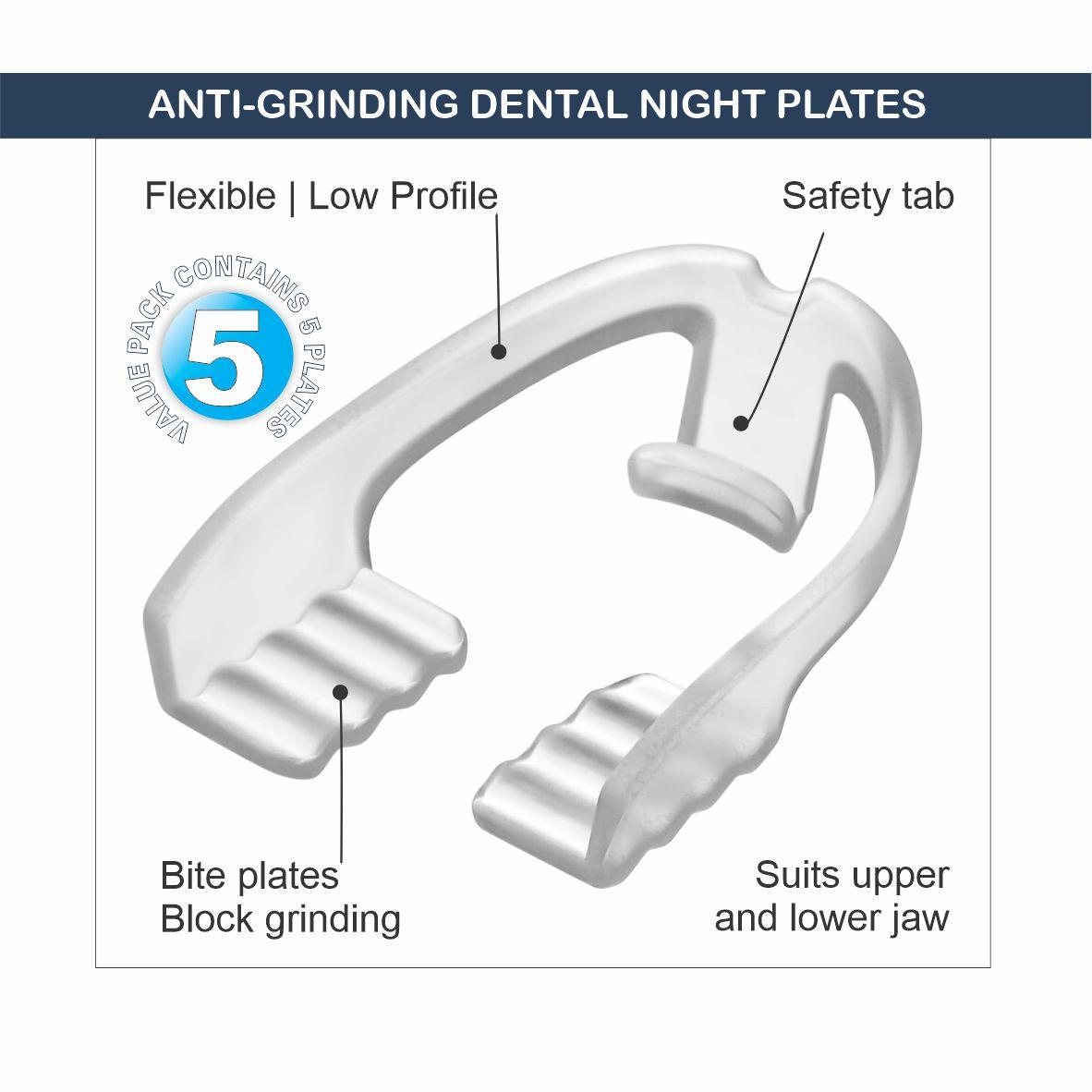 Bite-me™ Anti-grinding Silicone Dental Night Plates Value Pack 5 - Cutprice Online