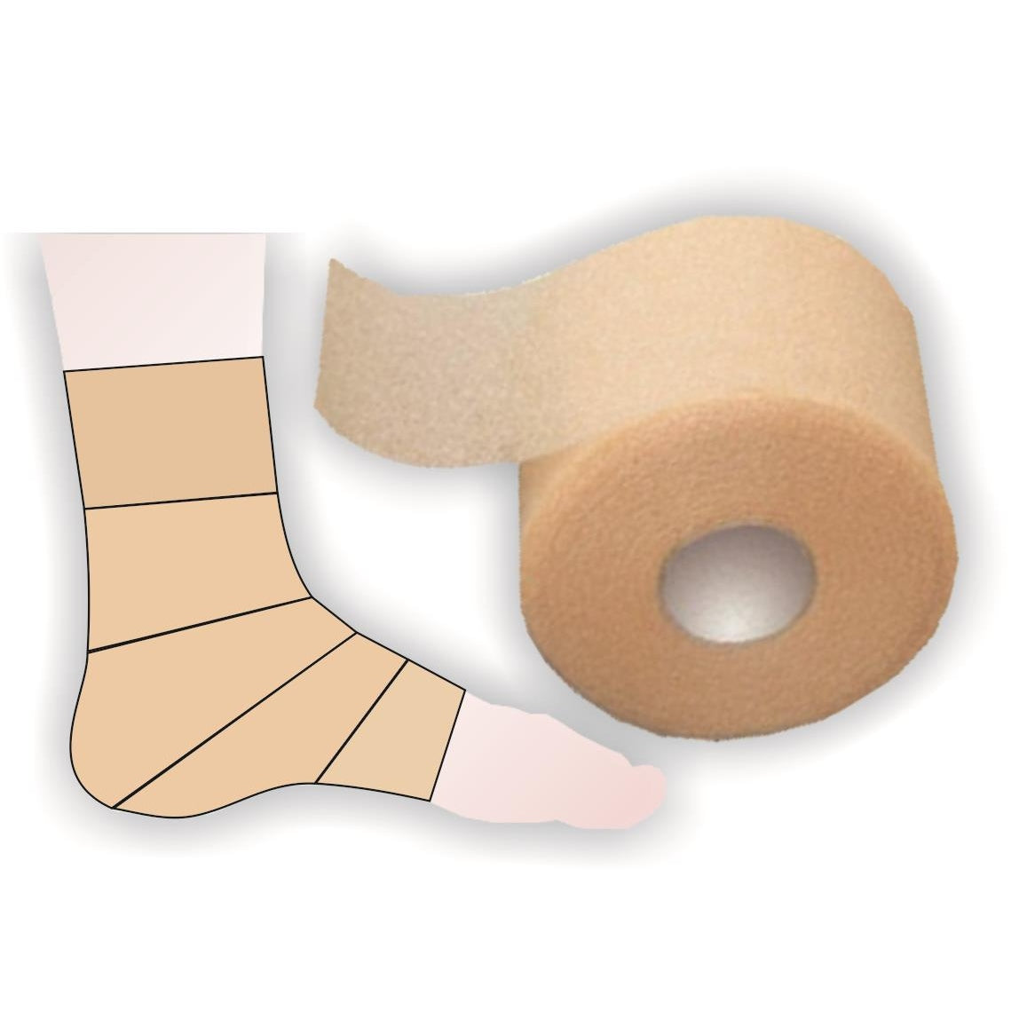 Body Assist Pre-tape Foam Underwrap - Cutprice Online