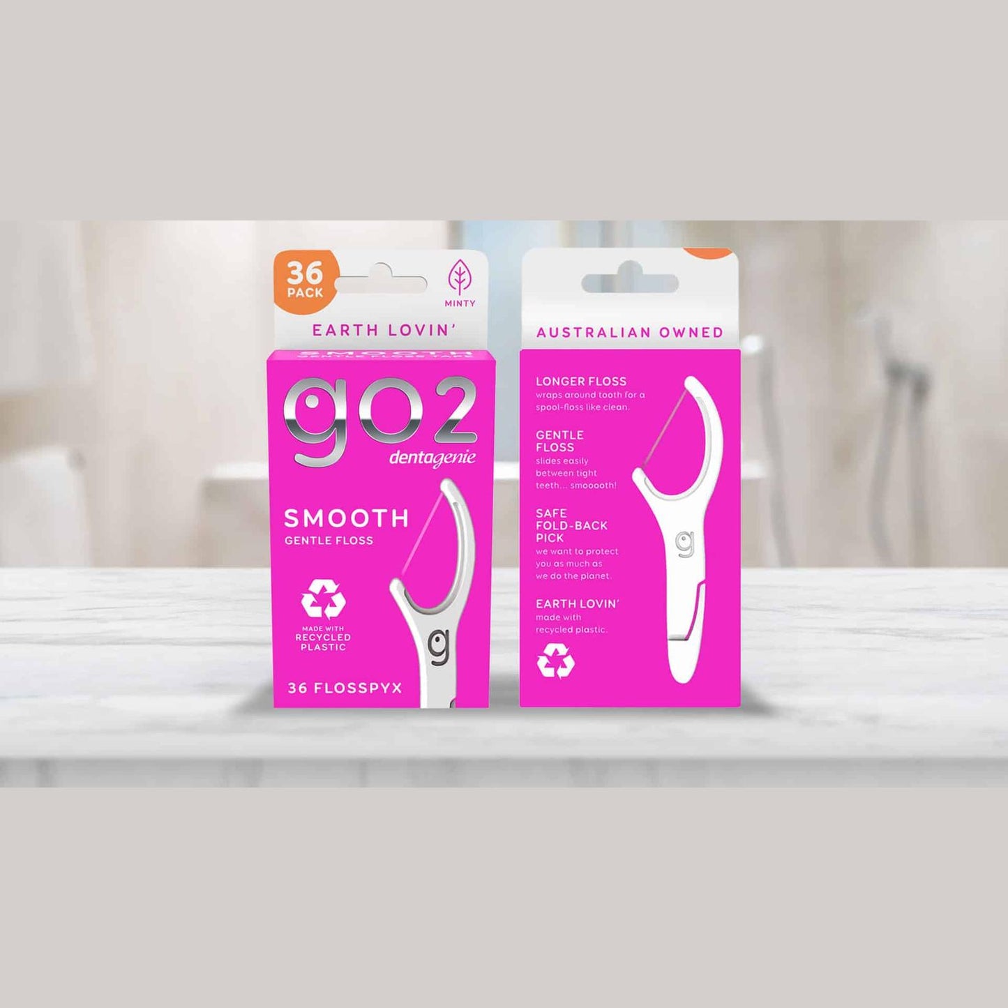 Go2 Dentagenie Smooth Gentle Floss Tape 36 Pack - Cutprice Online