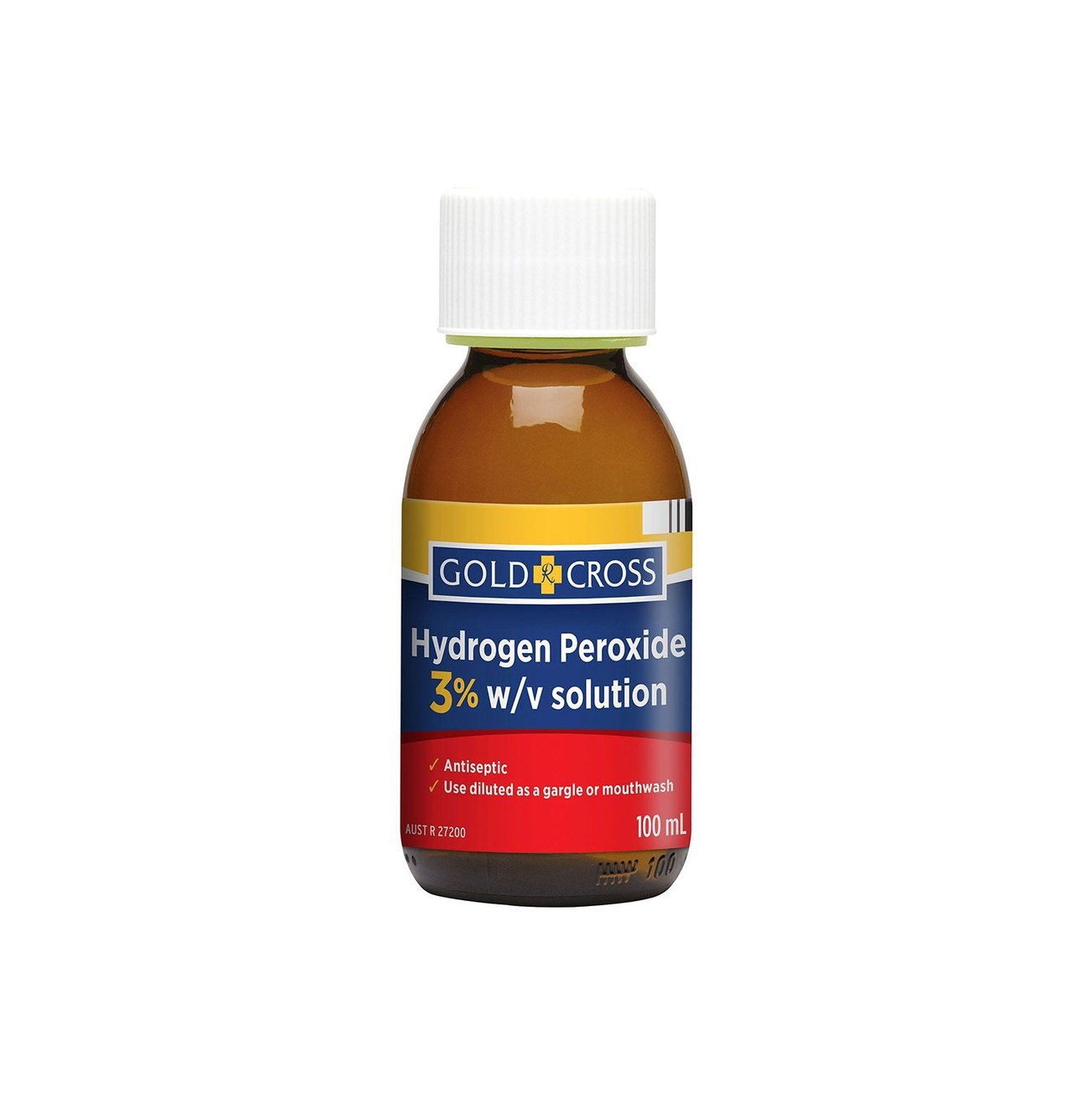 Gold Cross Hydrogen Peroxide 3%(10vol) 100mL - Cutprice Online