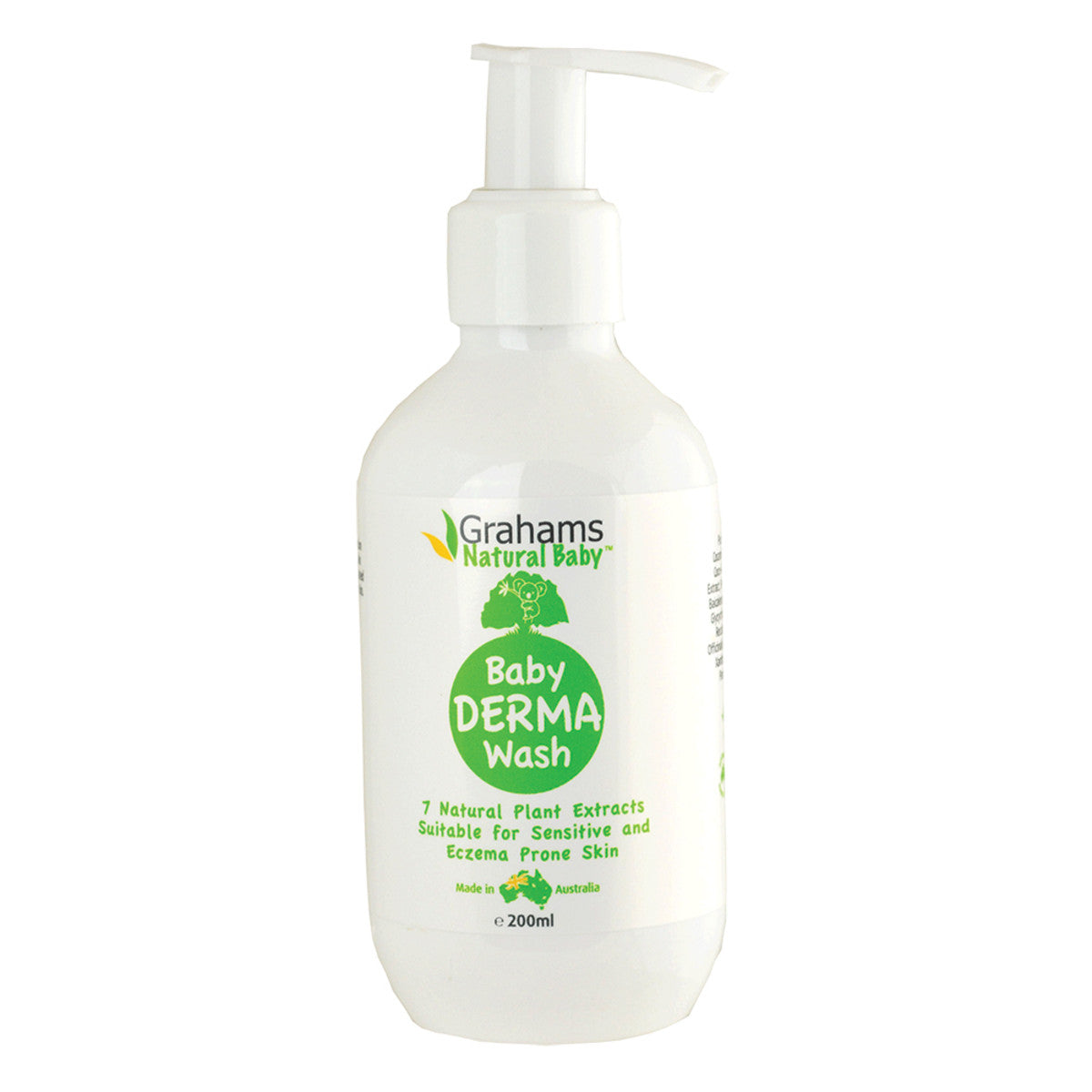 Grahams Natural Baby Derma Wash 200ml - Cutprice Online