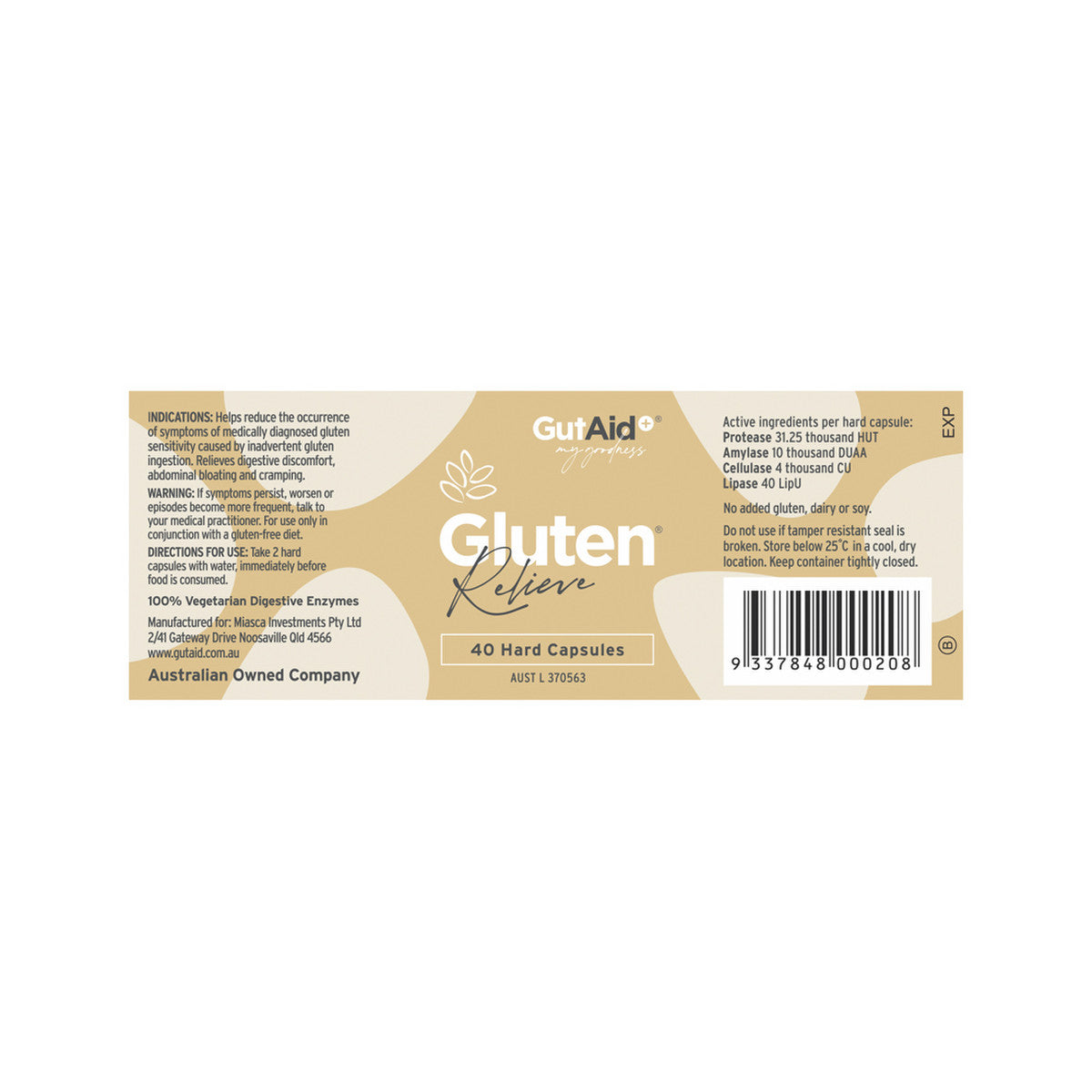 GutAid Gluten Relieve 40c - Cutprice Online