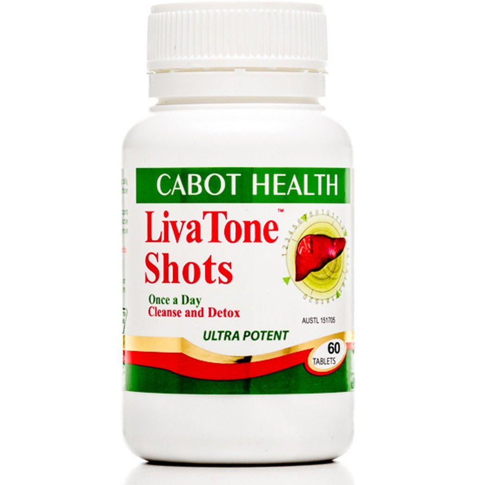 Cabot Health Livatone Shots 60t - Cutprice Online