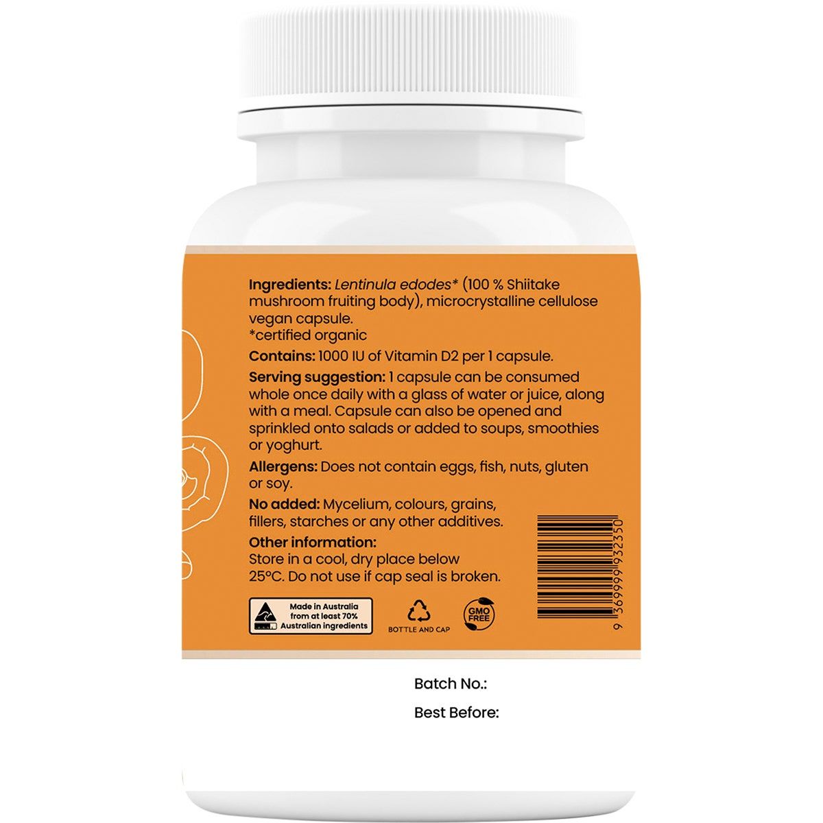Hi-D Natural Vitamin D 1000 IU 60 Caps - Cutprice Online