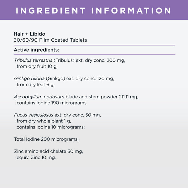 JSHEALTH HAIR+LIBIDO 30 TABLETS - Cutprice Online