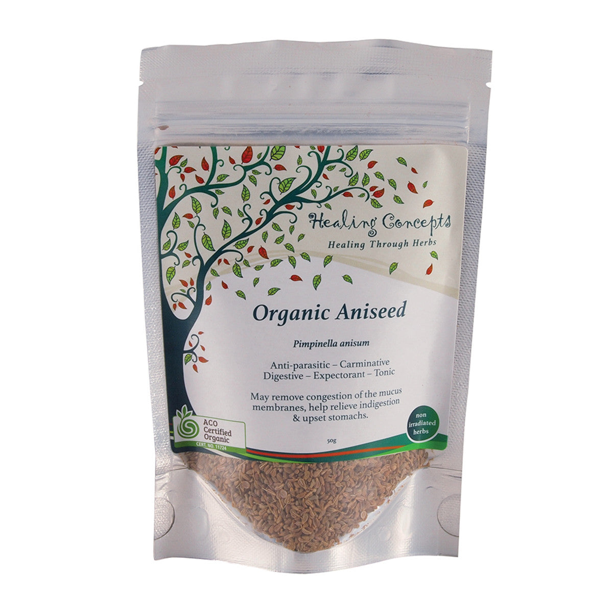 Healing Concepts Organic Aniseed 50g - Cutprice Online