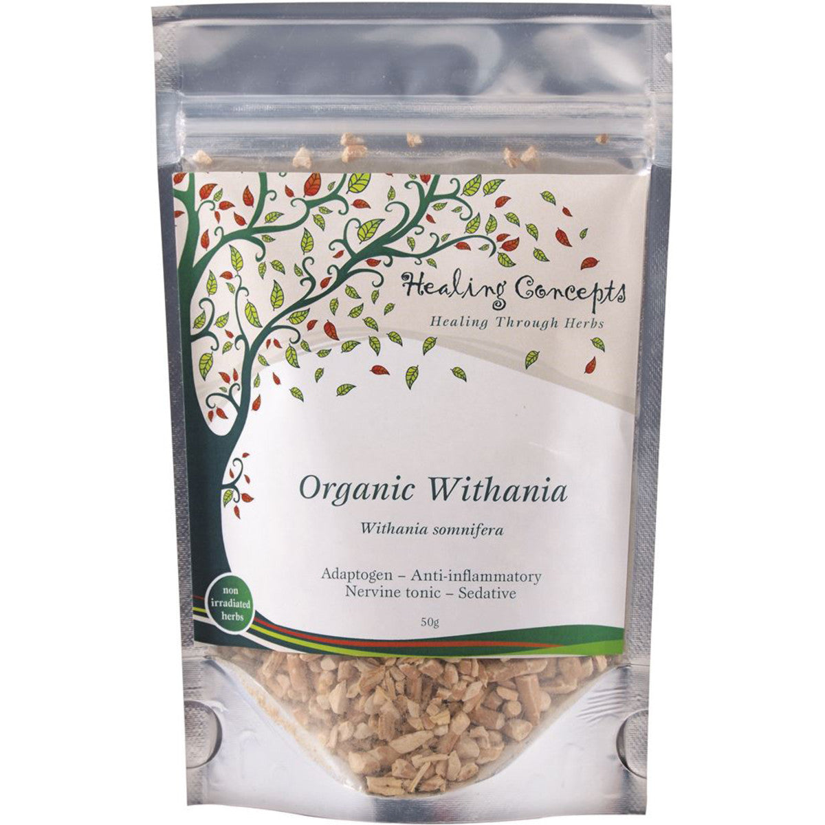 Healing Concepts Organic Withania 50g - Cutprice Online