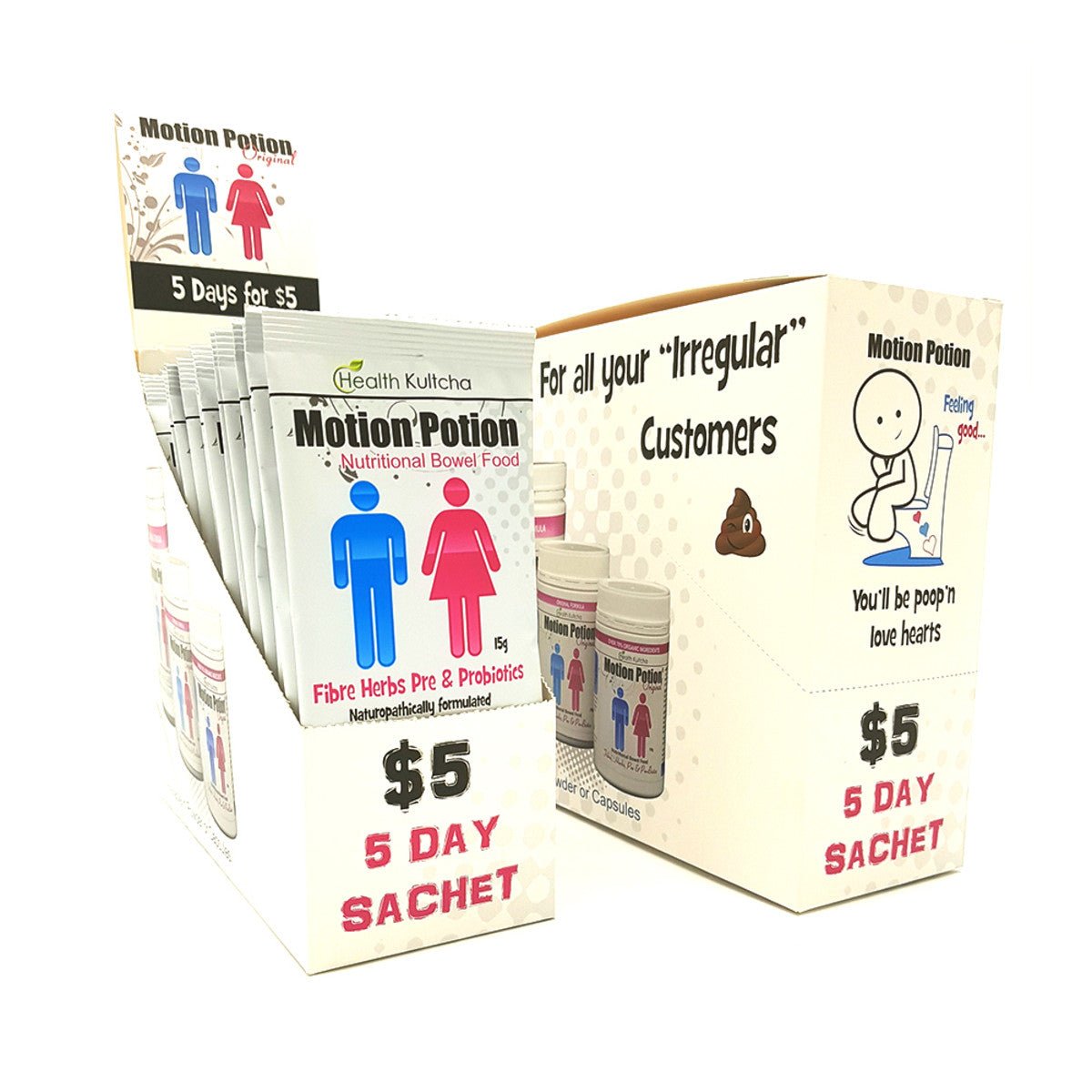 Health Kultcha Motion Potion Original Sachets 15g (5 day per sachet)(Pack of 20) - Cutprice Online