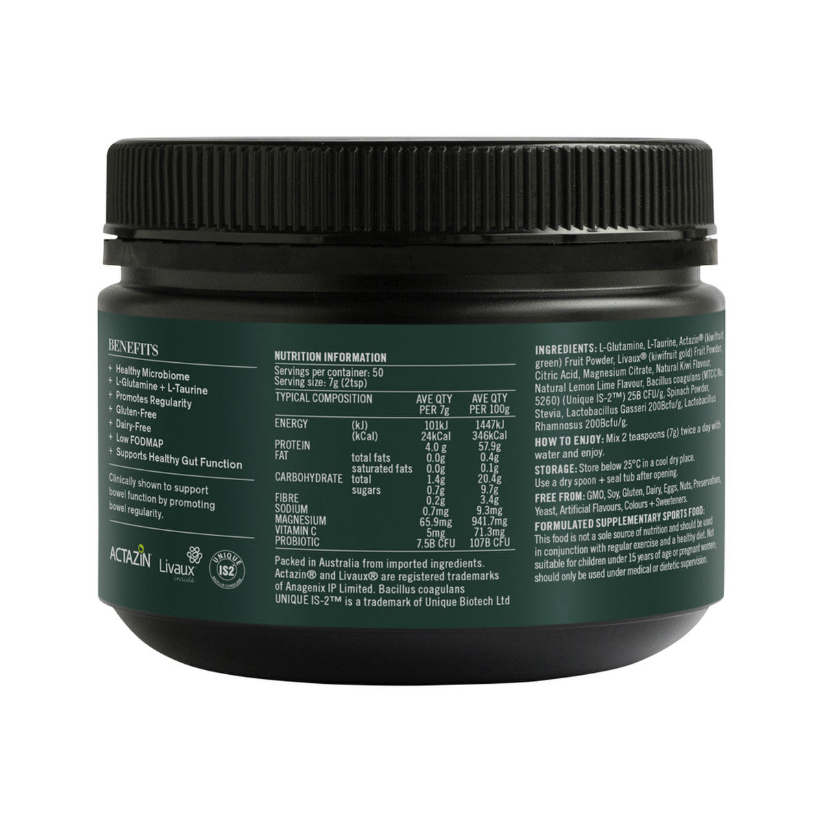 The Healthy Chef Probiotic + Prebiotic Kiwi 350g - Cutprice Online