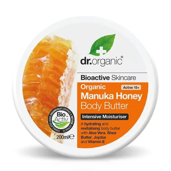 DR ORGANIC Body Butter Organic Manuka Honey 200ml DR ORGANIC