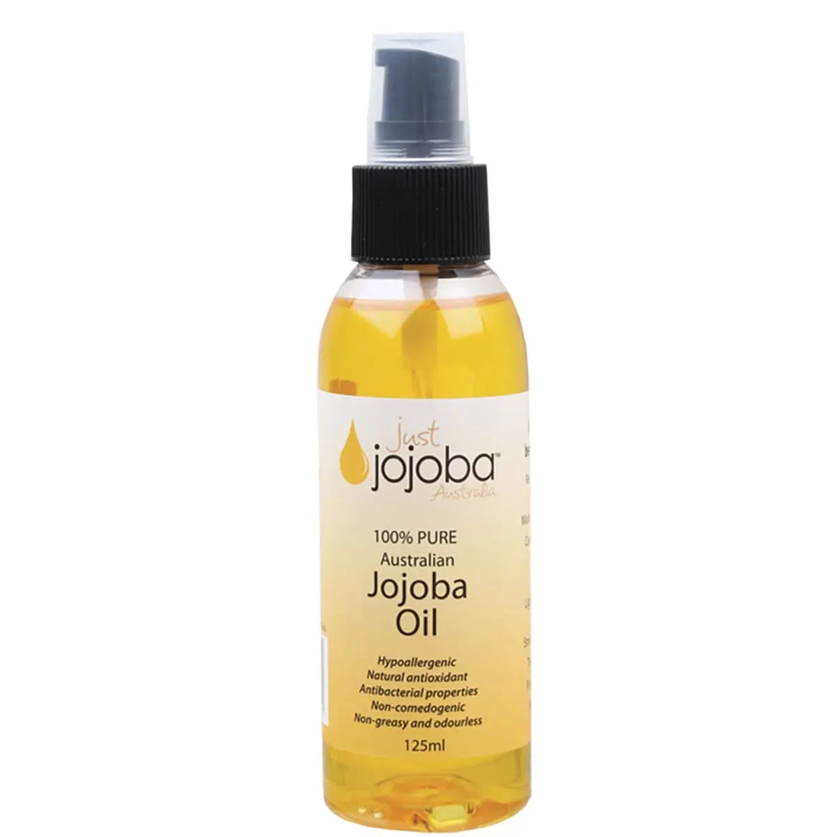 JUST JOJOBA AUST Pure Australian Jojoba Oil 125ml JUST JOJOBA