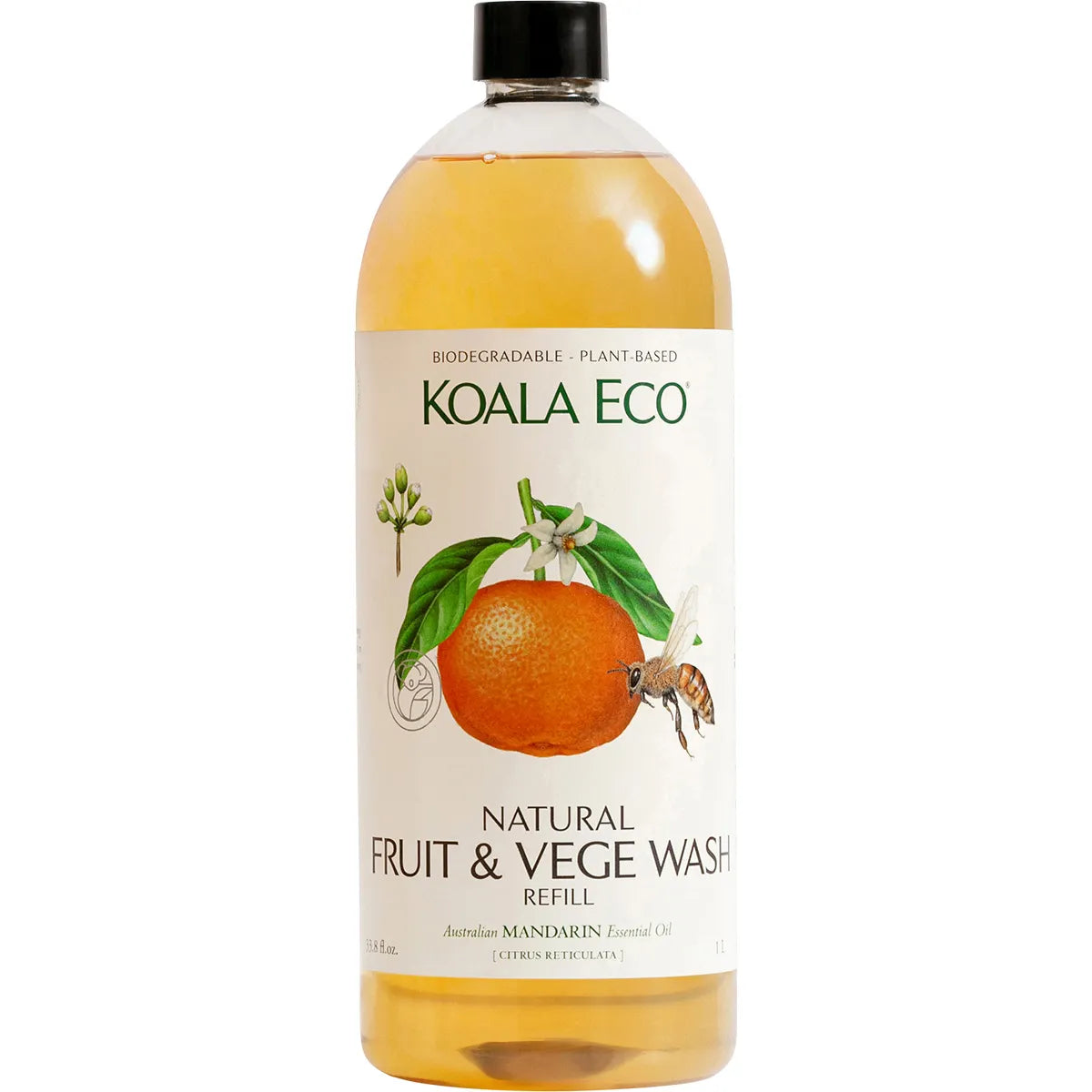 Koala Eco Fruit and Vegetable Wash Mandarin Essential Oil 1L KOALA ECO