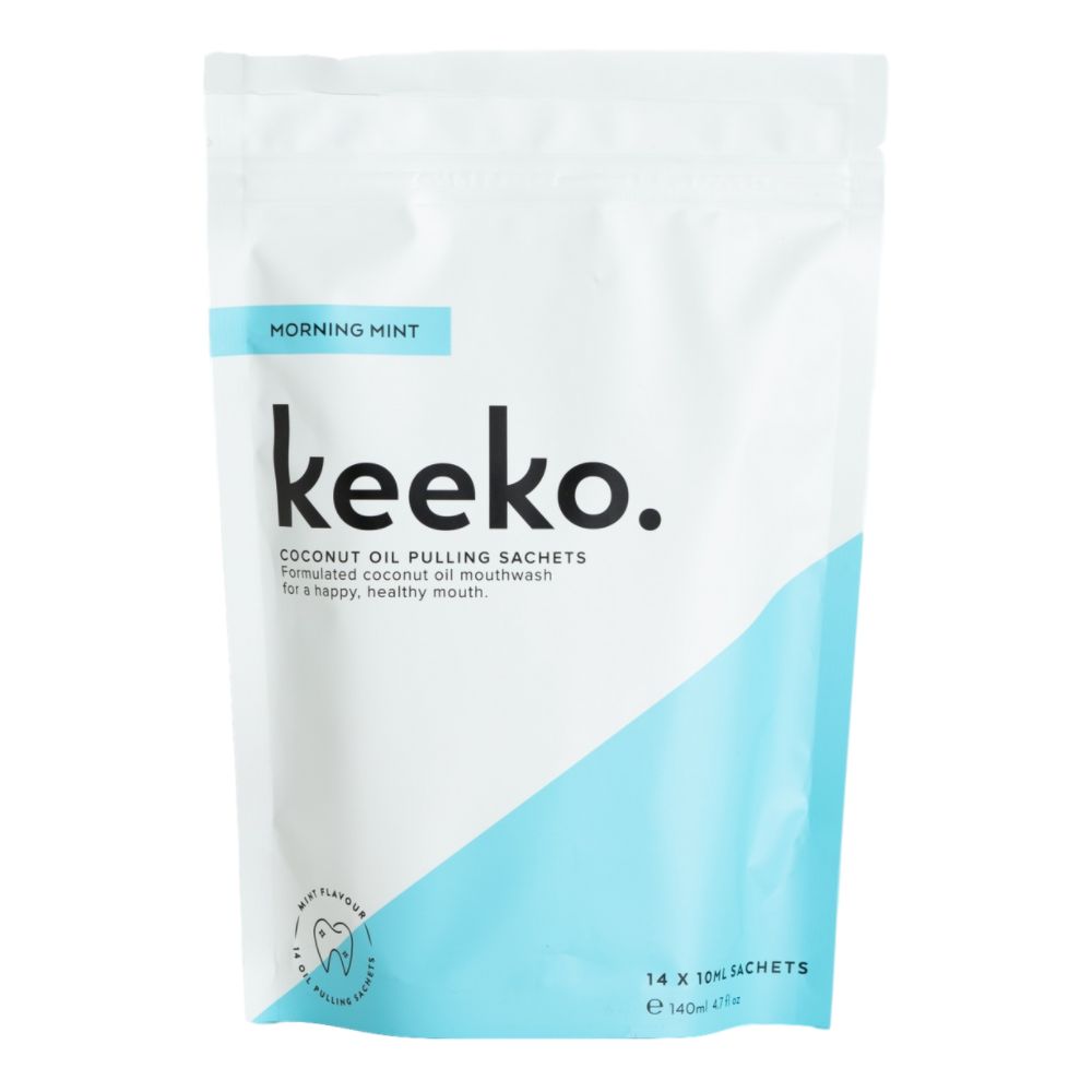 Keeko Morning Mint Oil PullingSachet 140ml - Cutprice Online