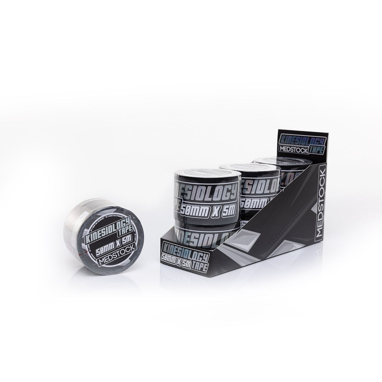 Medstock Kinesiology Tape Black 50mmx 5m