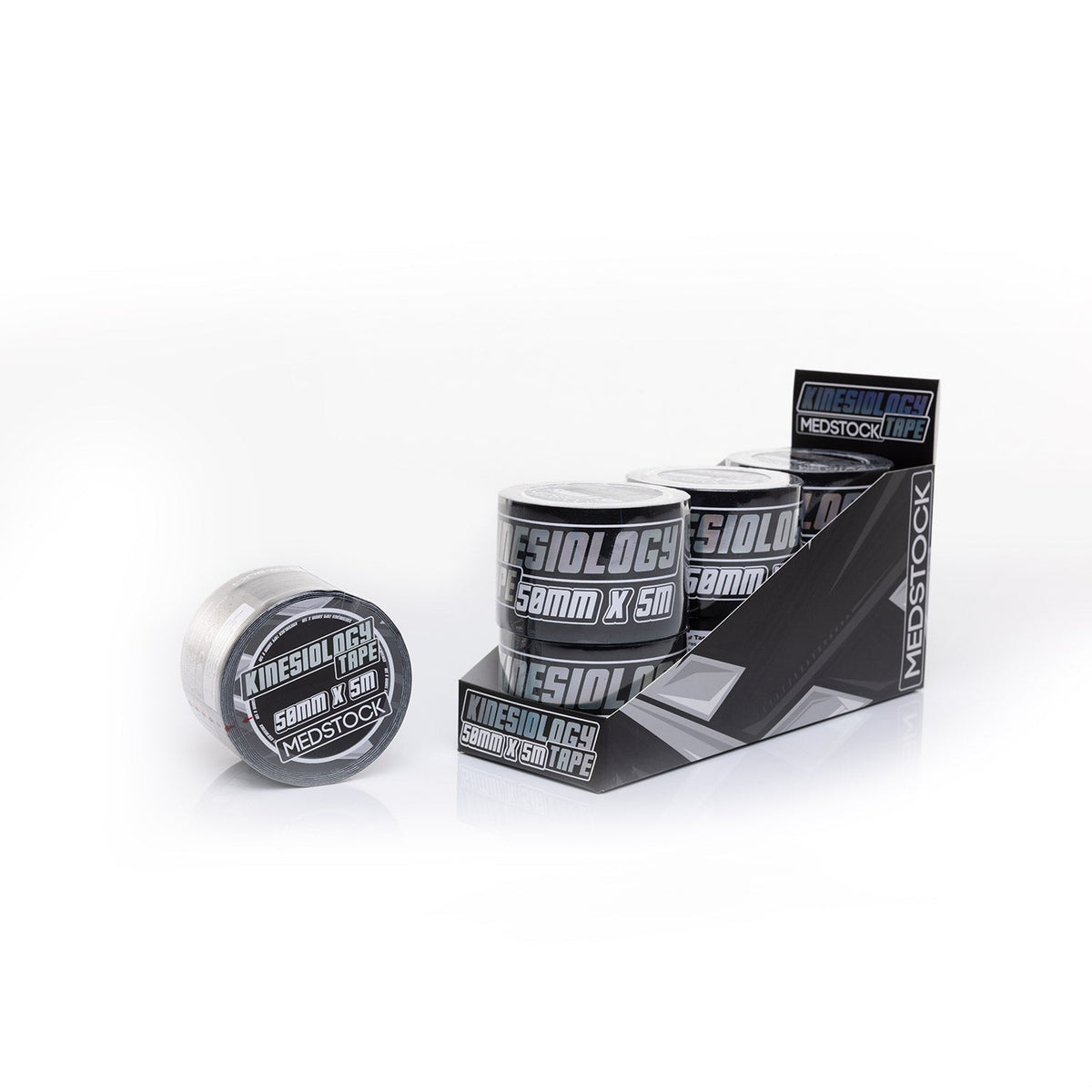Medstock Kinesiology Tape Black 50mmx 5m