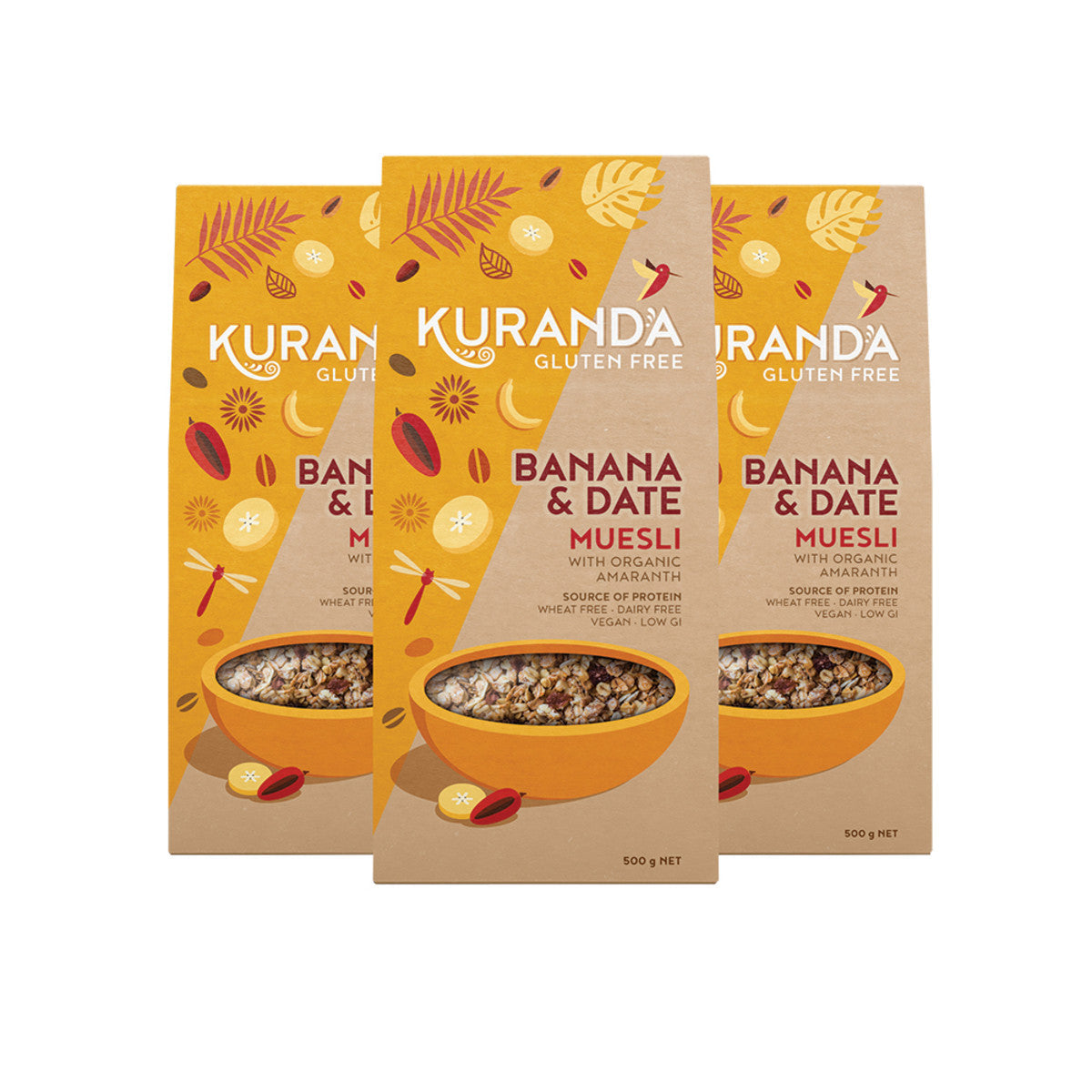Kuranda Wholefoods Gluten Free Muesli Banana & Date 3kg - Cutprice Online