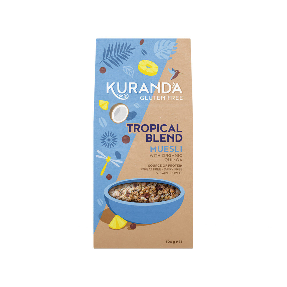Kuranda Wholefoods Gluten Free Muesli Tropical Blend 500g - Cutprice Online