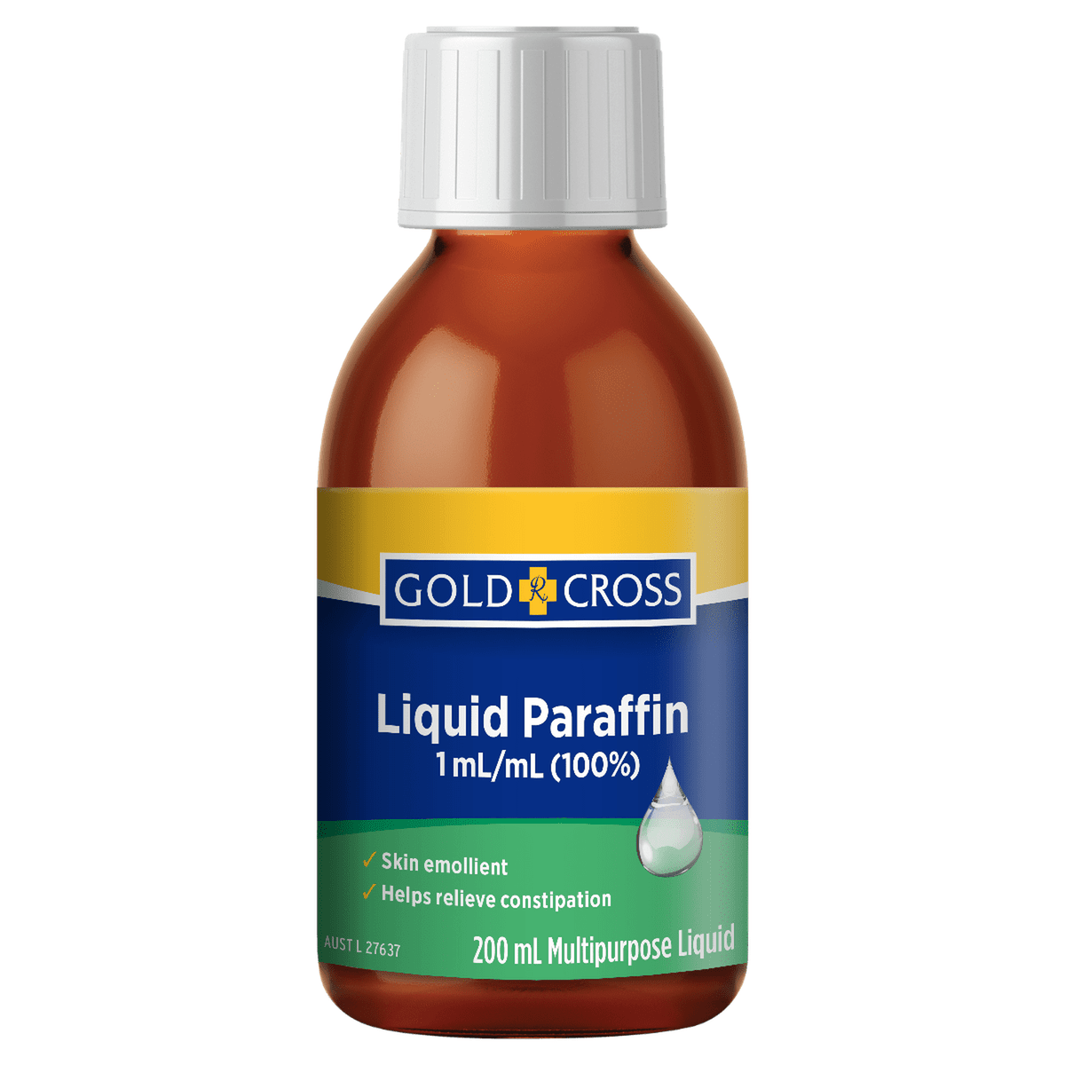Gold Cross Liqued Paraffin B.P 200 ml
