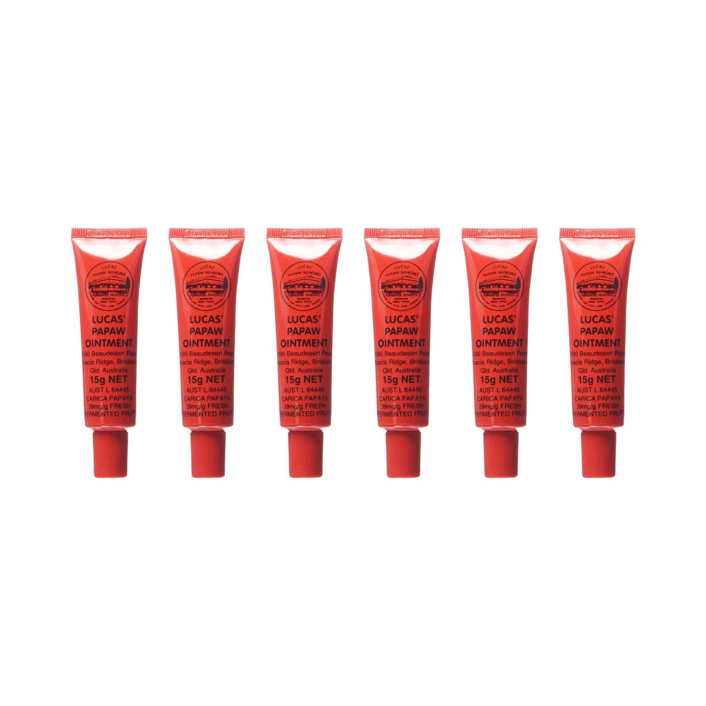 Lucas' Papaw Ointment Lip Applicator 15g (Pack of 6) - Cutprice Online