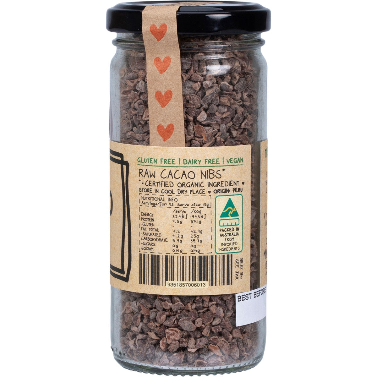 MINDFUL FOODS Cacao Nibs Raw Organic 140g - Cutprice Online