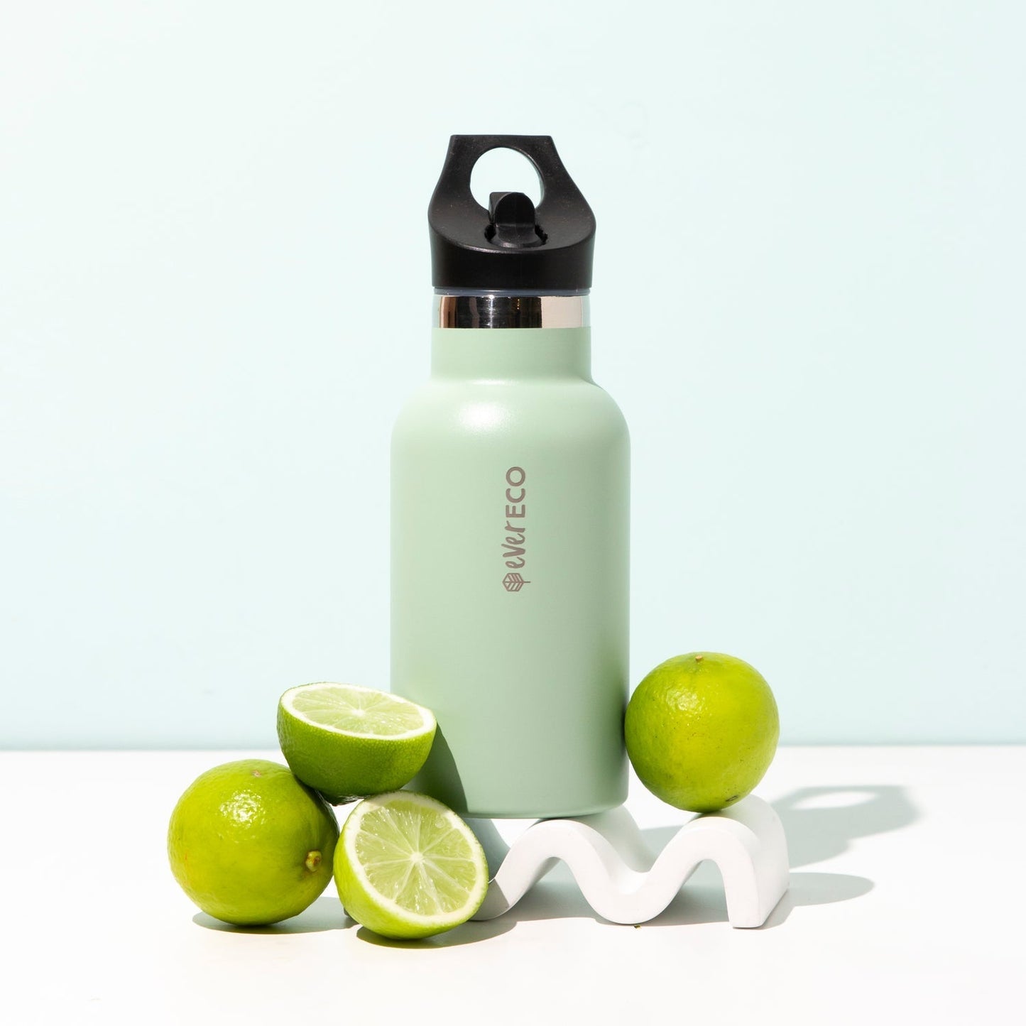 EVER ECO Insulated Stainless Steel Bottle Sage Sip Lid 350ml - Cutprice Online