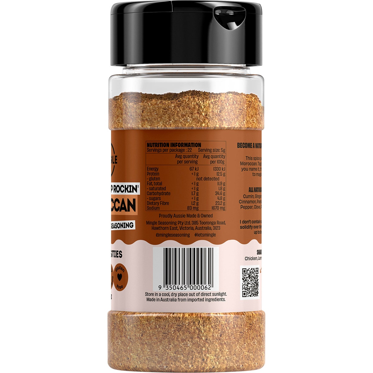 Mingle Moroccan All Natural Seasoning 110g - Cutprice Online