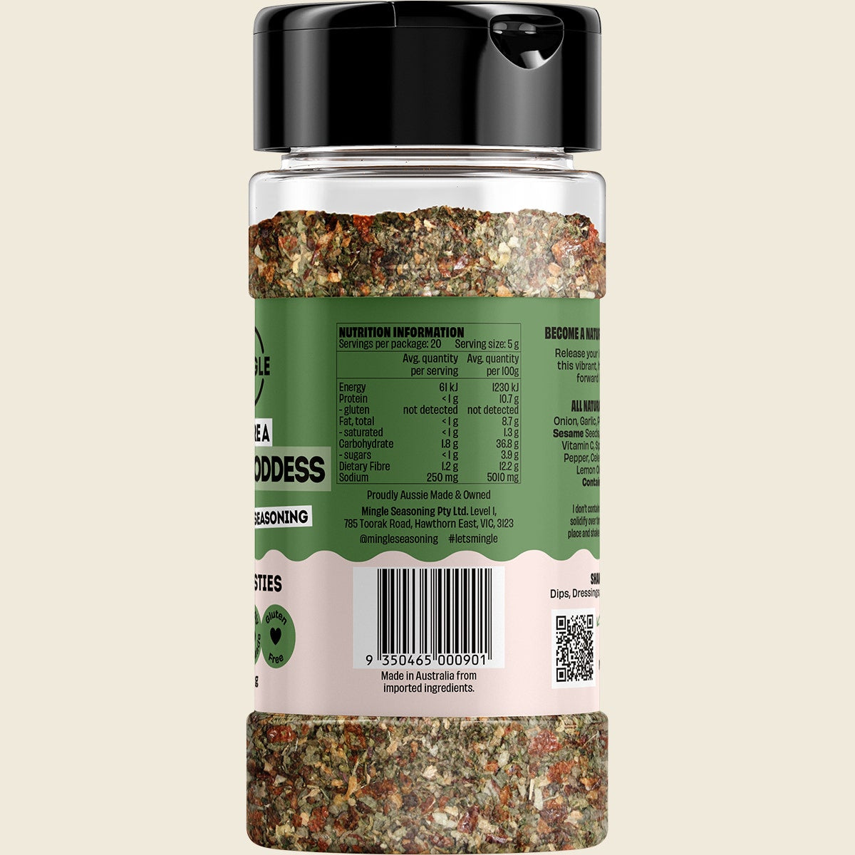 Mingle Green Goddess All Natural Seasoning 100g