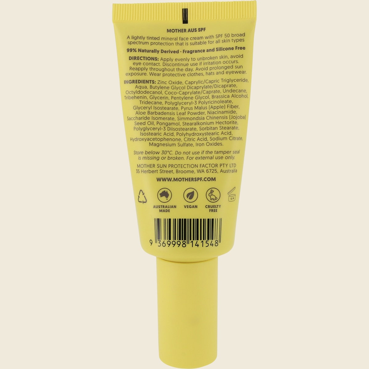 Mother SPF Tinted Base Mineral SPF50 50g