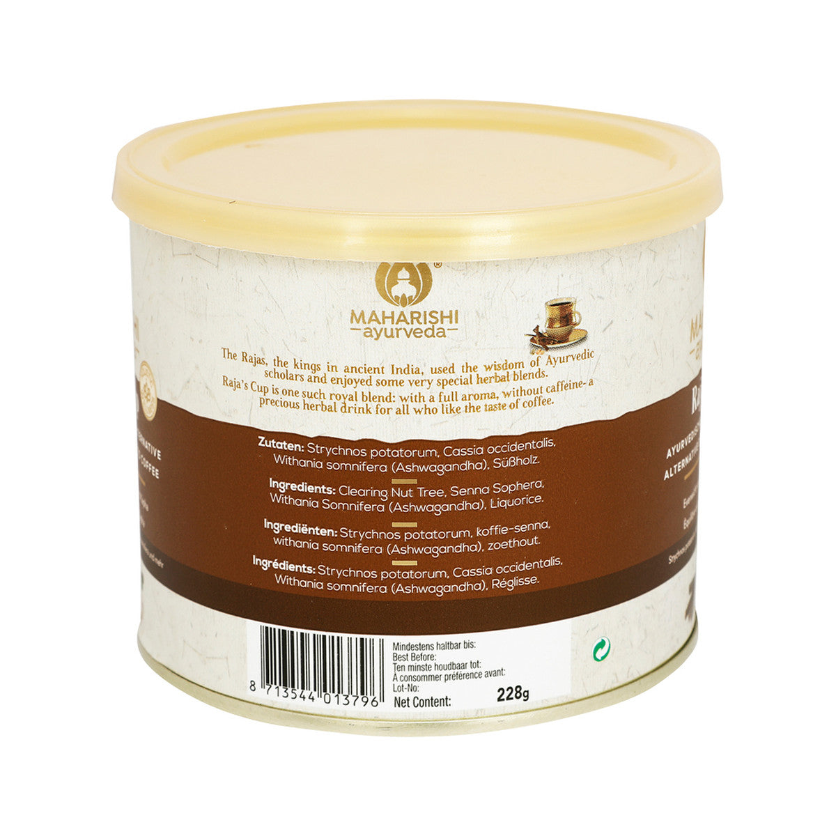 Maharishi Ayurveda Raja's Cup Powder Tin 228g - Cutprice Online