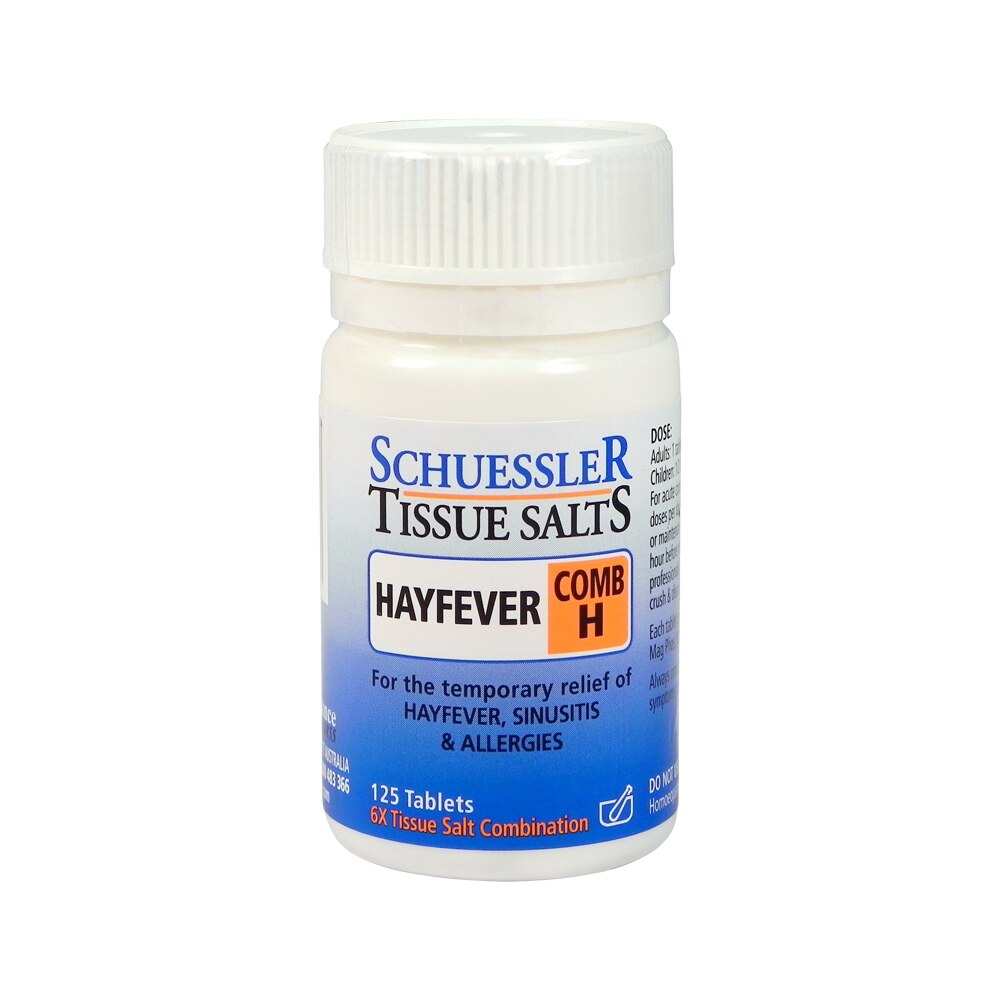 Martin & Pleasance Schuessler Tissue Salts Comb H (Hayfever) 125t - Cutprice Online