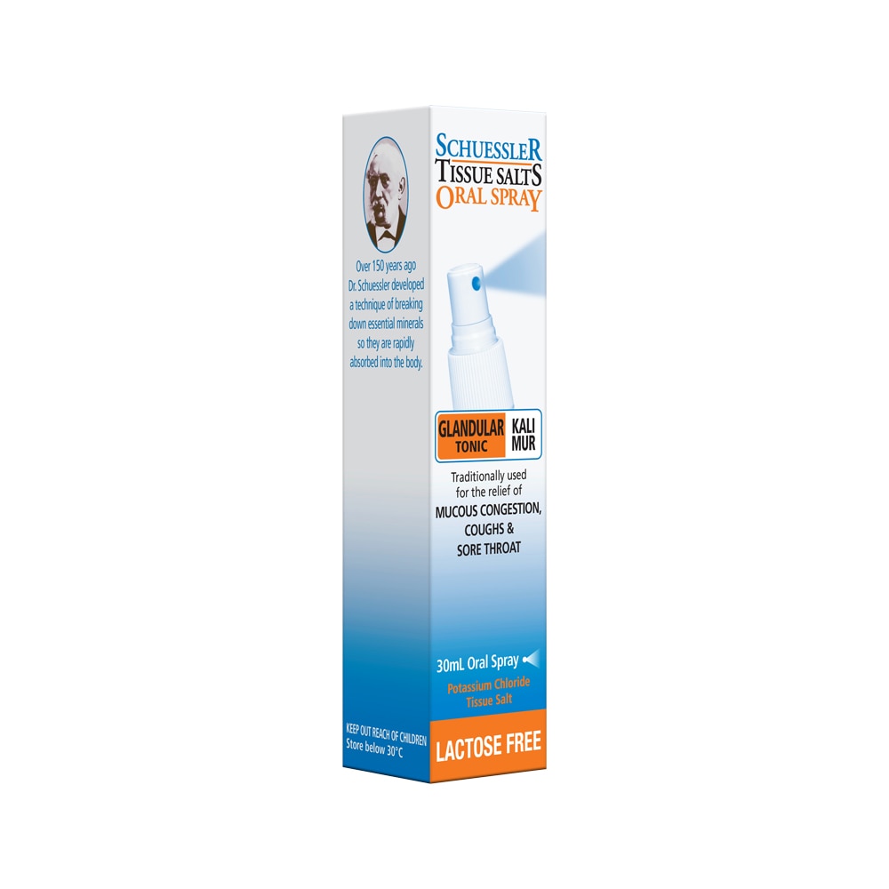 Martin & Pleasance Schuessler Tissue Salts Kali Mur (Glandular Tonic) Spray 30ml - Cutprice Online