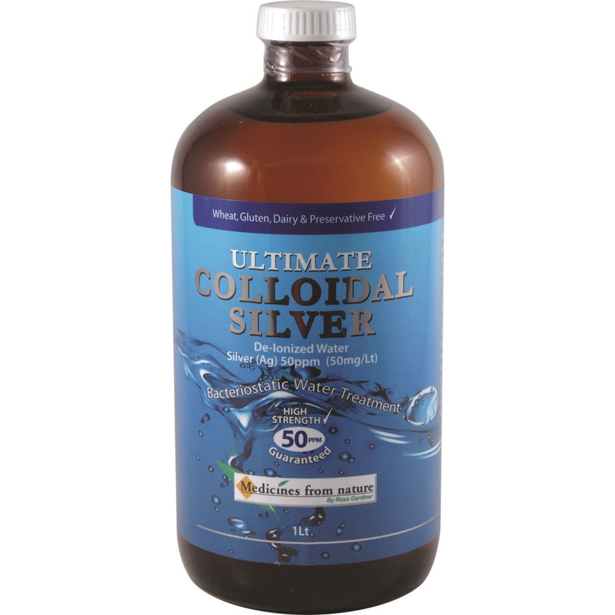 Medicines From Nature Ultimate Colloidal Silver 50ppm 1L - Cutprice Online