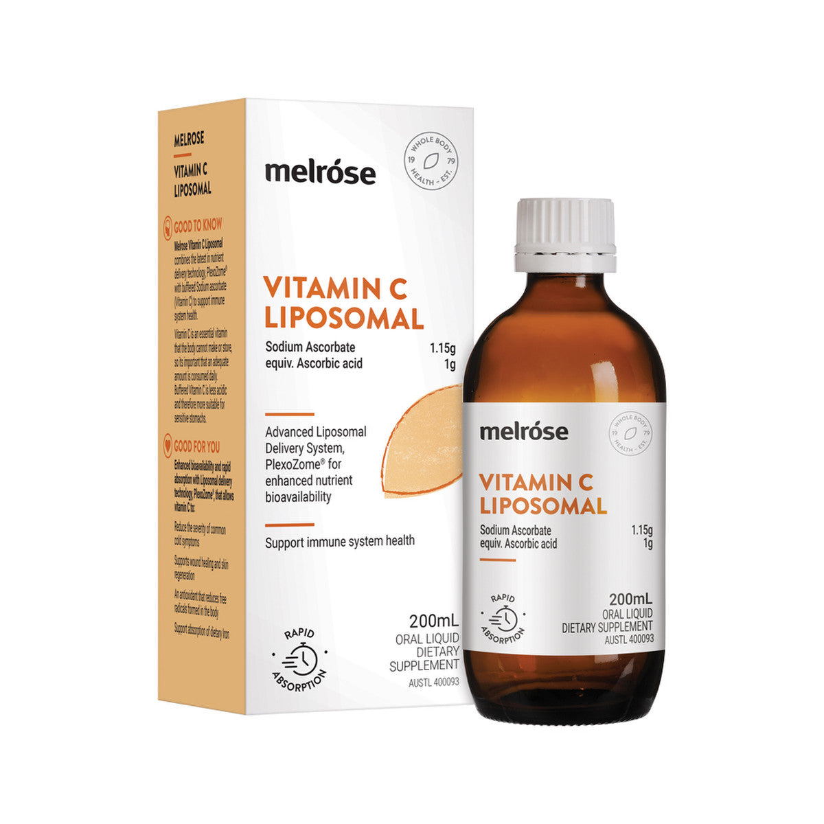 Melrose Liposomal Vitamin C Oral Liquid 200ml MELROSE