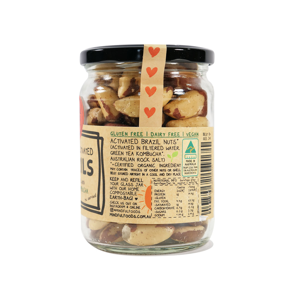 Mindful Foods Brazil Nuts Organic & Activated 300g - Cutprice Online