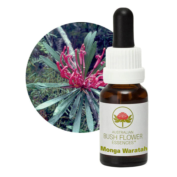 Australian Bush Flower Essences Monga Waratah 15ml - Cutprice Online