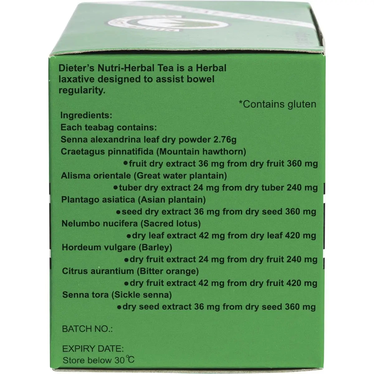 NUTRI-LEAF Herbal Tea Bags Dieter's Tea - Extra Strength 15 NUTRI-LEAF