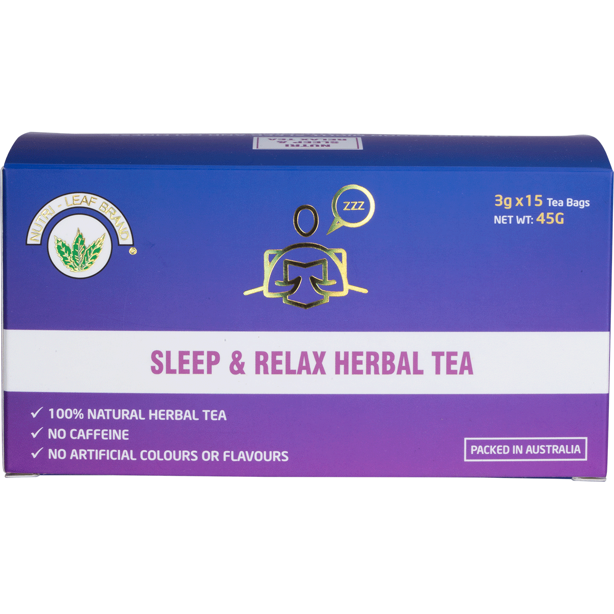 Nutri-Leaf Sleep & Relax Herbal Tea Bags 15 Pack