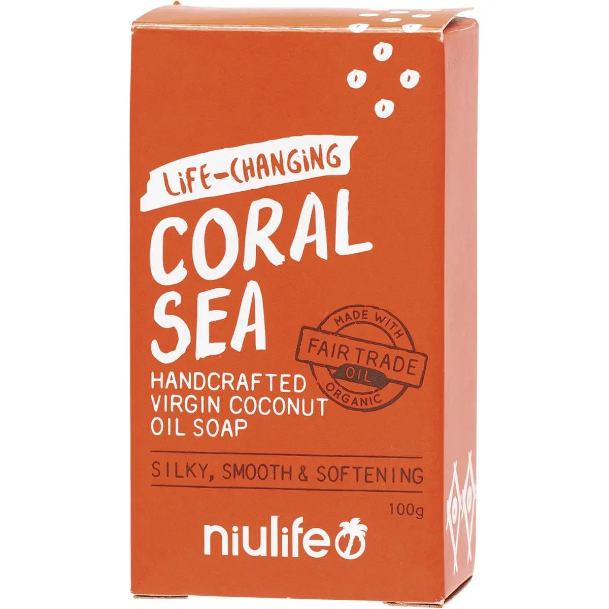 NIULIFE Coconut Oil Soap Coral Sea 100g NIULIFE