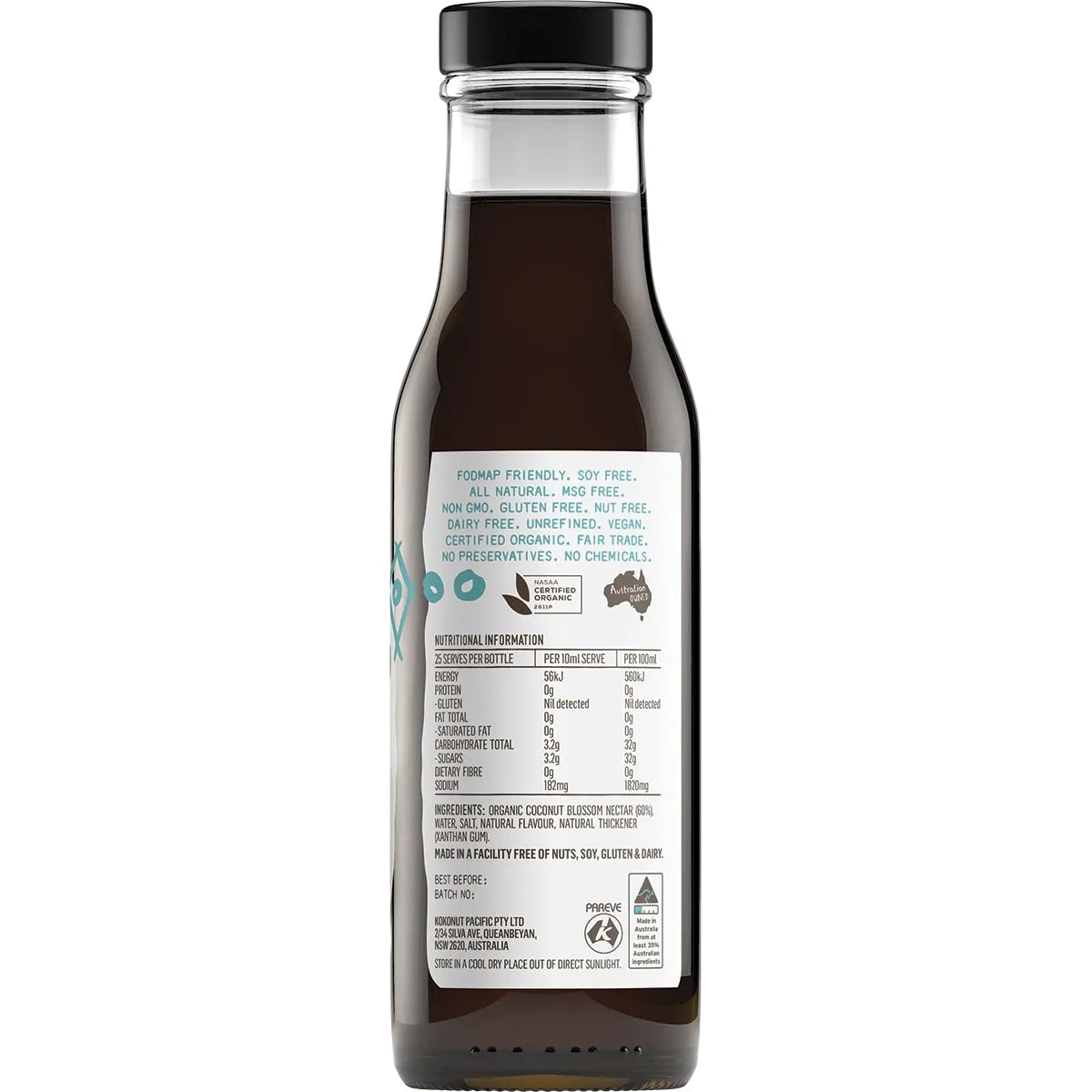 NIULIFE Organic Coconut Amino Sauce Extra Thick Naked 250ml - Cutprice Online