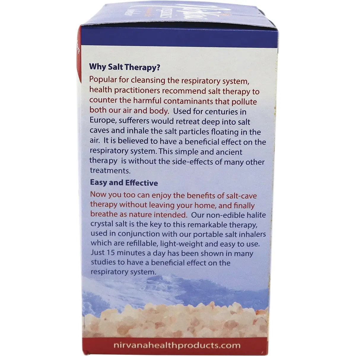 NIRVANA ORGANICS Himalayan Salt Inhaler Ceramic - 1 NIRVANA