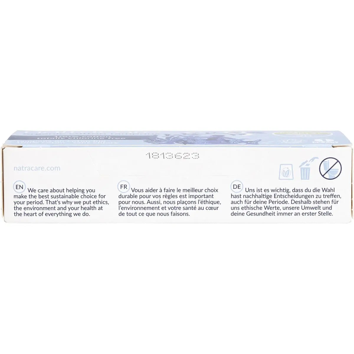 NATRACARE Tampons (Non-Applicator) Regular 20 NATRACARE