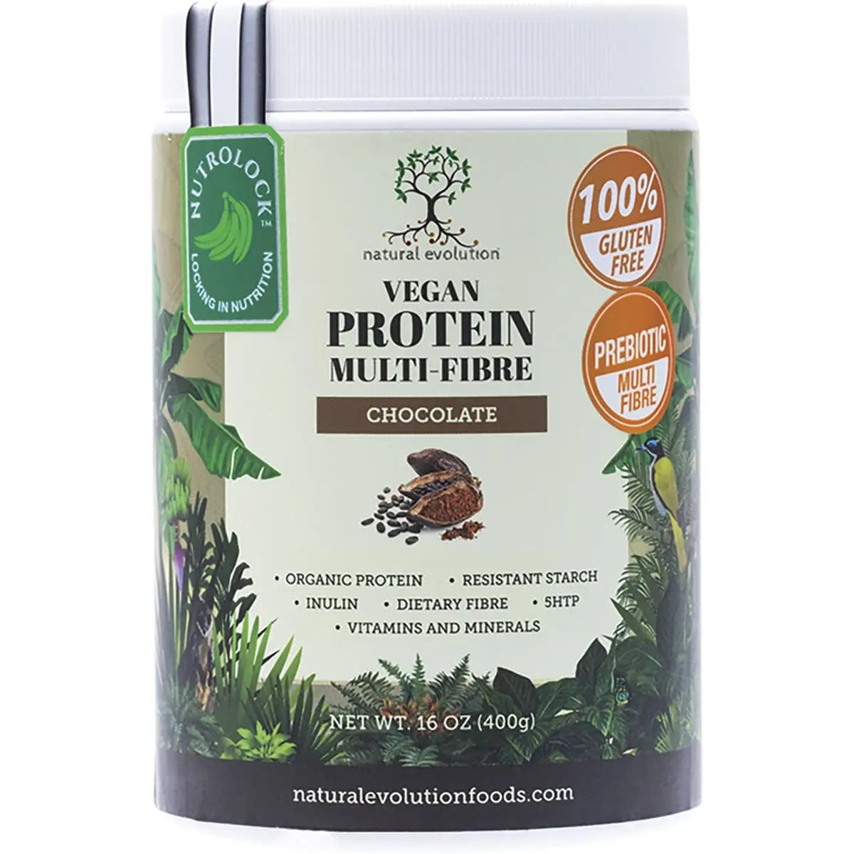 NATURAL EVOLUTION Vegan Protein Multi-Fibre Chocolate 400g NATURAL EVOLUTION