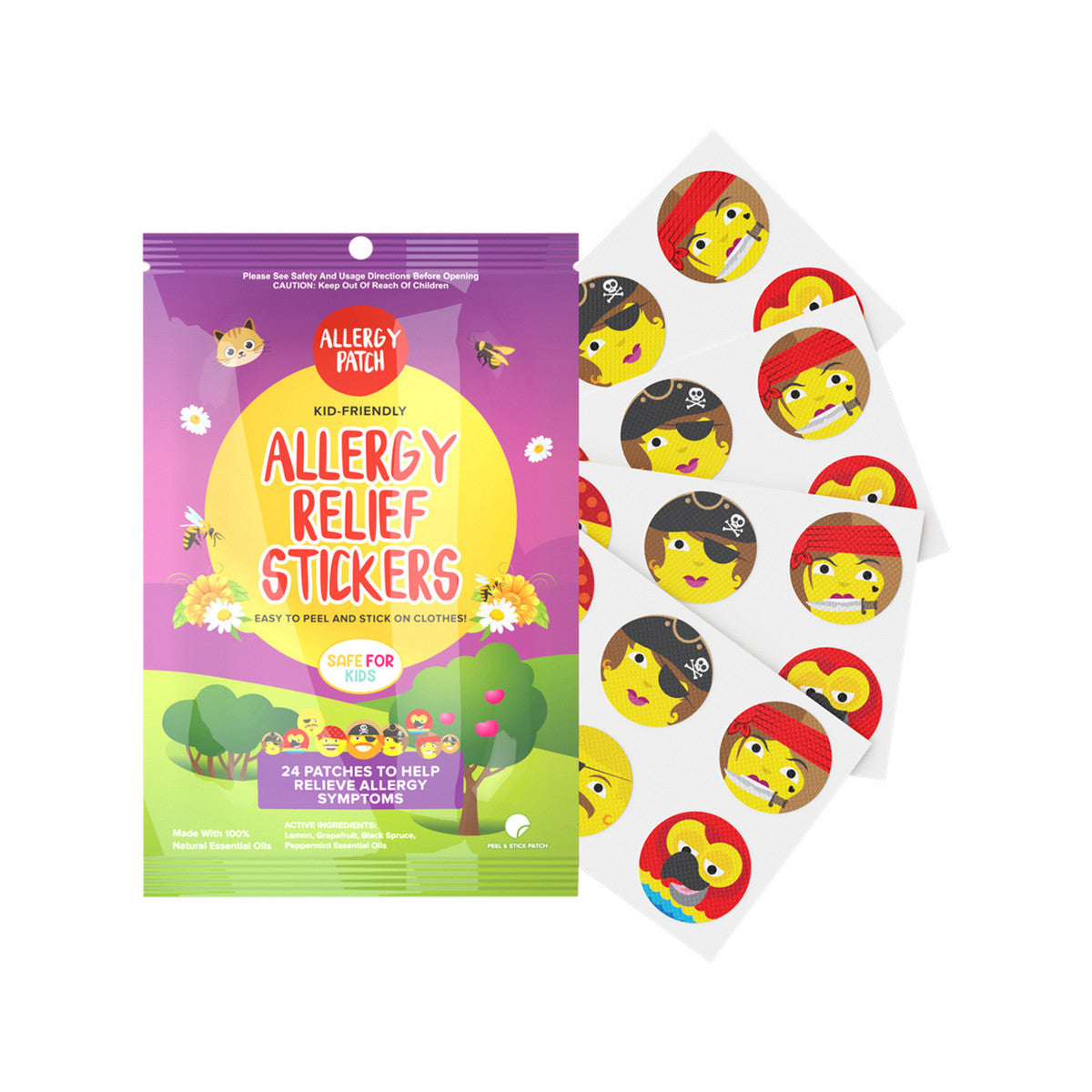 The Natural Patch Co. AllergyPatch Organic Allergy Relief Stickers x 24 Pack - Cutprice Online