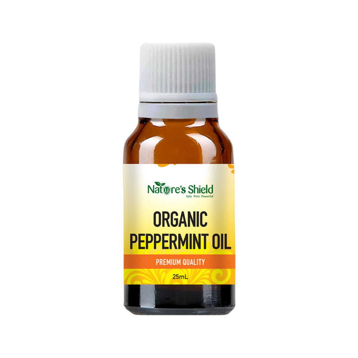 Nature's Shield Organic Essential Oil Peppermint 25ml - Cutprice Online