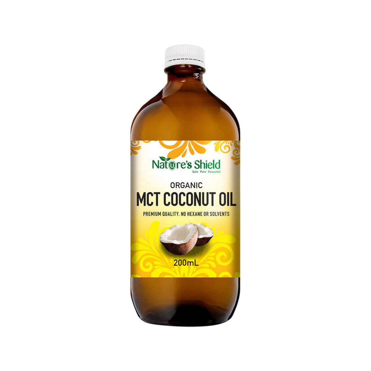 Nature's Shield Organic MCT Coconut Oil 200ml - Cutprice Online