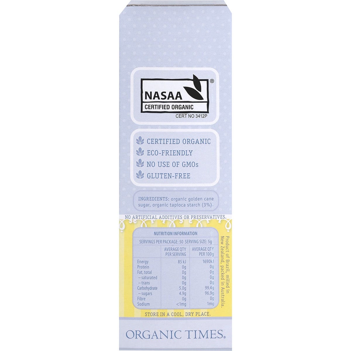 ORGANIC TIMES Icing Sugar 250g - Cutprice Online
